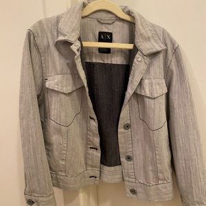 Grey Armani Exchange Jean Jacket (size small but would fit xs)